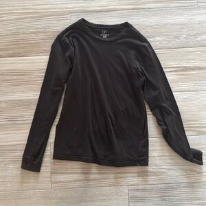 Men long sleeve black shirt size XS